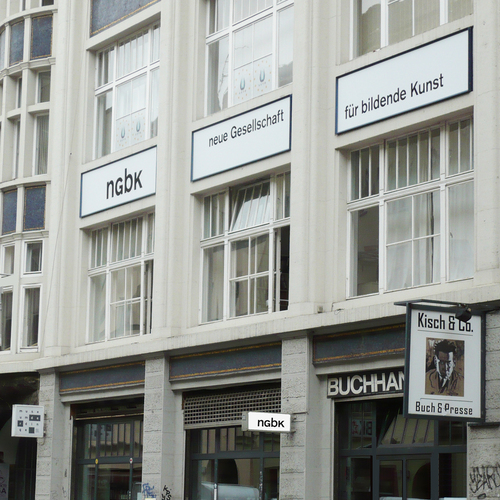 Street view of neue gesellschaft für bildende kunst ngbk in oranienstrasse